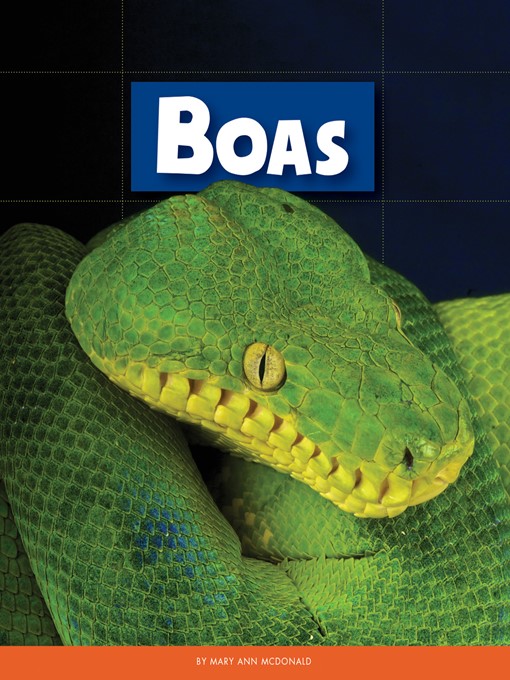 Title details for Boas by Mary Ann McDonald - Available